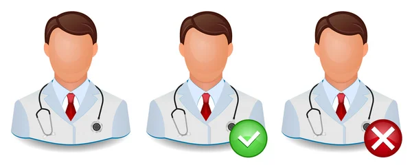 Vector Icon Doctor — Stock Vector