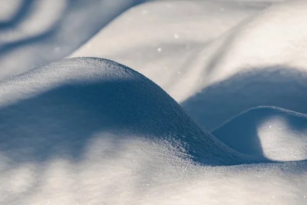 Snow Has Been Shaped Wind Beautiful Hills — Stock Photo, Image