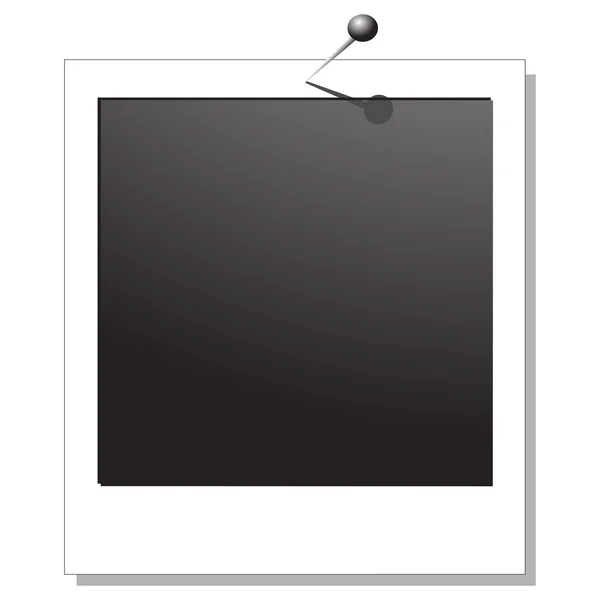 Порожній кадр polaroid фото — стоковий вектор