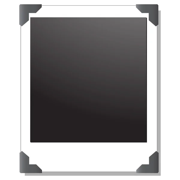 Blank polaroid  photo frame — Stock Vector