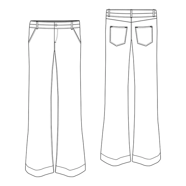 Chino broek — Stockvector