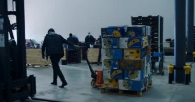 Depoda taze toplanmış elmalar, depoda depo.. 