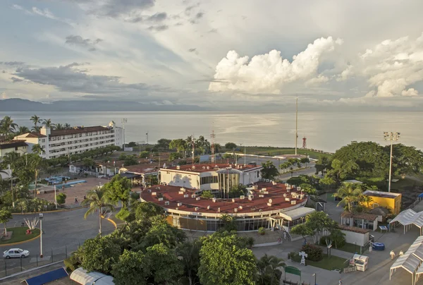 Puerto vallarta s zátoku banderas — Stock fotografie