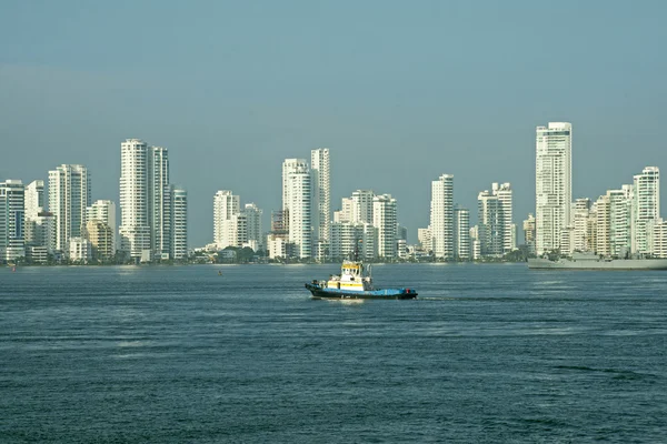 Ciudad skyline de Cartagena — Foto de Stock