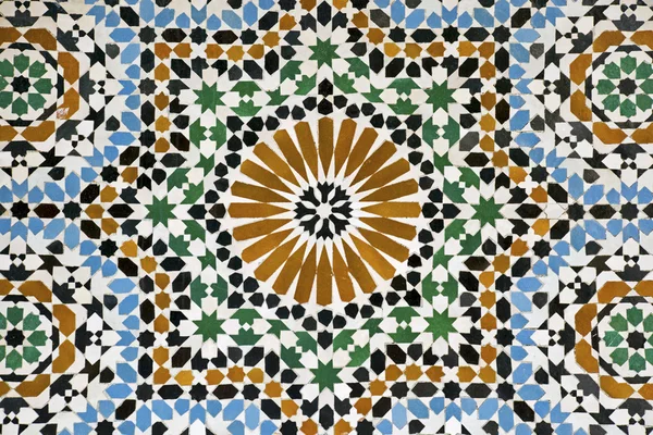 Telhas de mosaico marroquino — Fotografia de Stock
