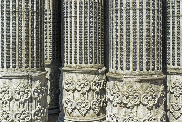 Detail of neoclassical columns — Stock Photo, Image