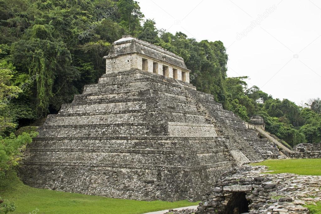 Ancient Maya temple in Palenque