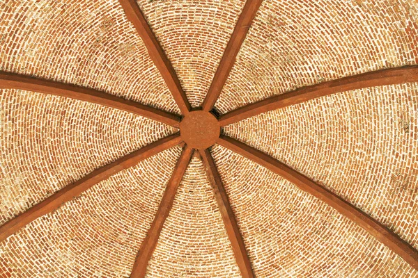 Interior of an ancient  brick dome — Stock Photo, Image