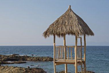 Cankurtaran watchtower ile Pasifik Okyanusu