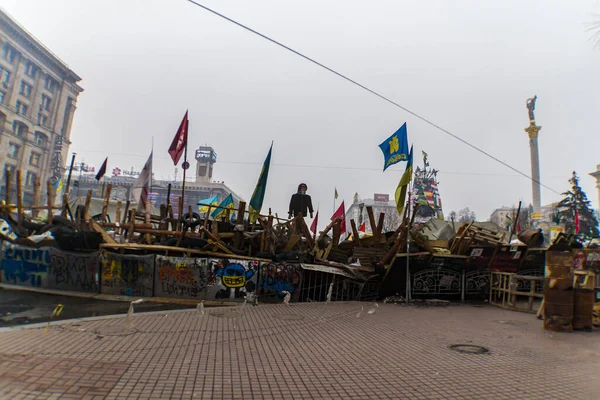 Kiev Kiev Ukraine Avril 2014 Manifestations Populaires Manifestations Lutte Pour — Photo