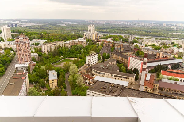 Ukraine Kiew Mai 2015 Luftpanoramablick Auf Den Zentralen Teil Von — Stockfoto