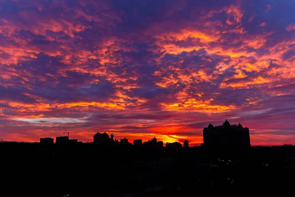 Ukraine Kyiv November 2016 Aerial Panoramic View Central Part Kyiv — ストック写真