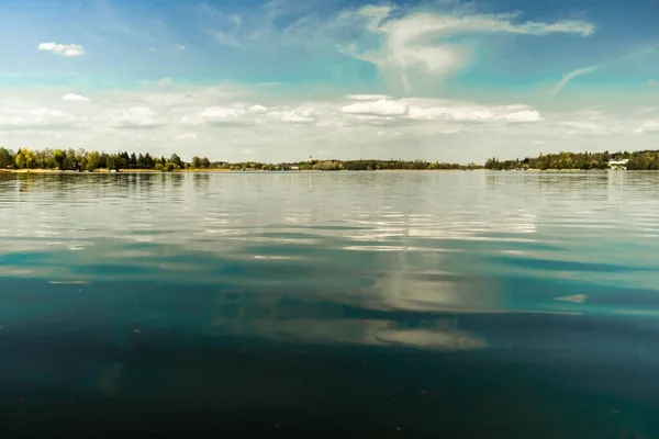 Lake Photo Water Lake Surface Reflection Sky Water — 图库照片