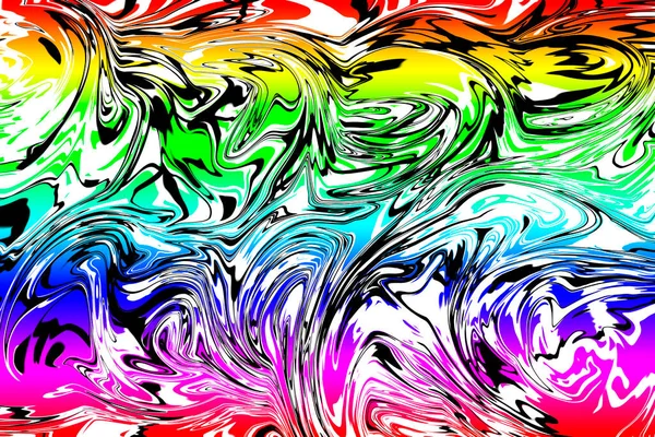 Multicolored Colorful Liquid Spread Surface — Stok fotoğraf