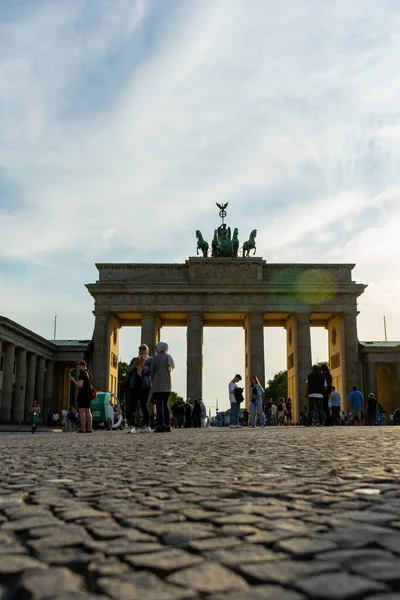 Berlin Germany 2022 Brandenburg Gate Berlin Daytime Sunny Time — Foto de Stock