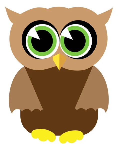  Set of colored owls isolated on white background. Stock vector illustration