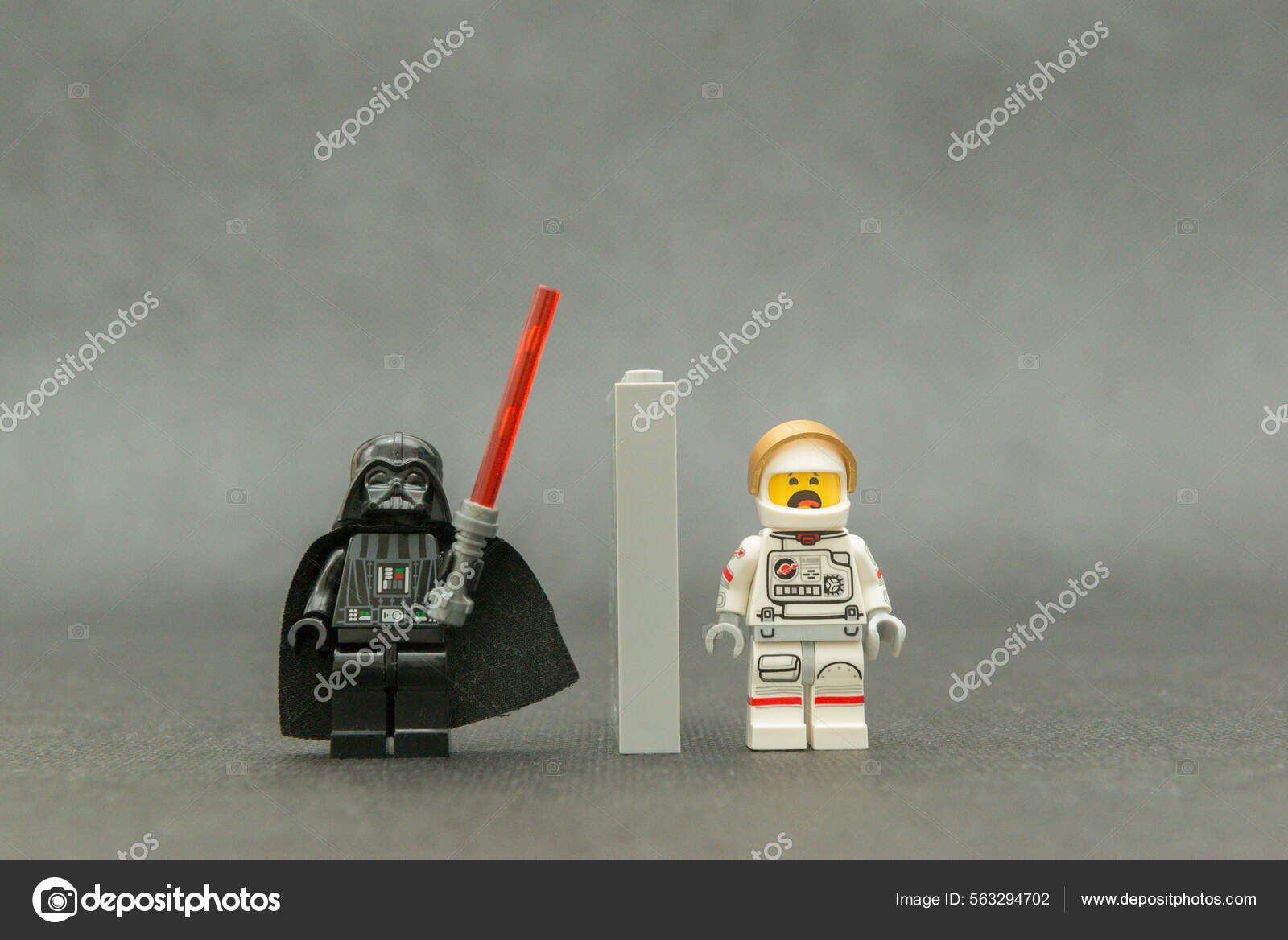 Florianopolis - Brazil, May 5, 2019: Two minifigures Lego - The