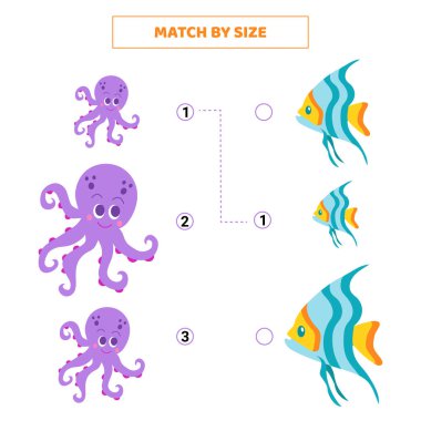 Çizgi film için boyuta göre eşleştir