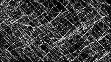 Siyah arka fona kusursuz beyaz kalem karalamaları. Bu canlandırılmış kaplama, Siyah arkaplan kaldırmak için Ekran Harmanlama Kipinde kullanılabilir.