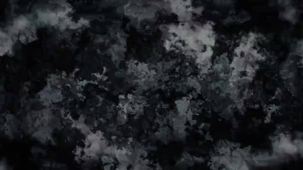 Płynna Pętla Czerni Bieli Abstrakcyjna Faktura Grunge Ciemny Horror Szybko — Wideo stockowe