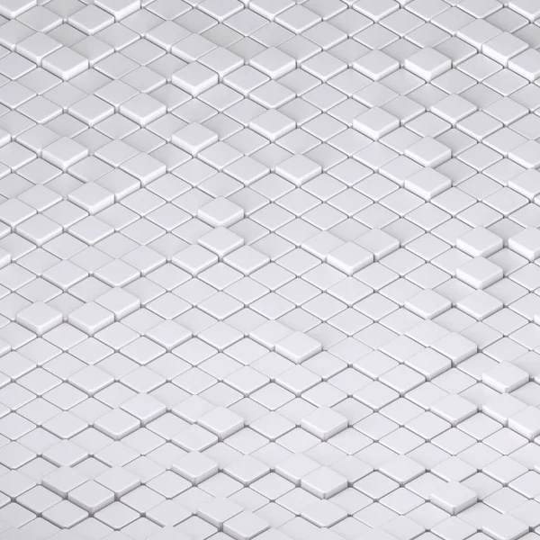 Gri izometrik gümüş 3D karelerin görüntüsü