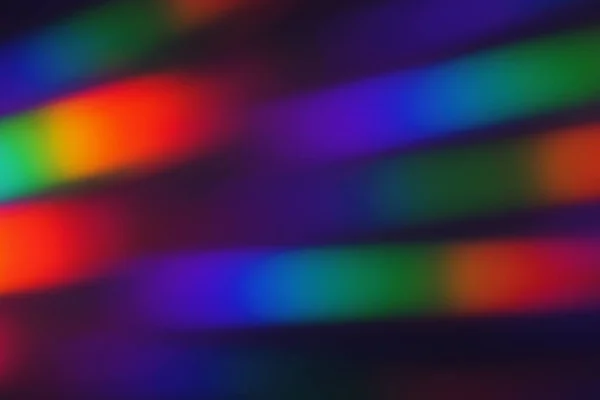 Spektrum ışınlarının soyut görüntüsü bokeh