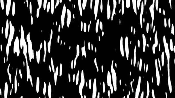 Анимированные Вертикально Движущиеся Белые Жидкие Пятна Абстрактный Фон — стоковое видео