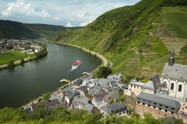 Mosel Vadisi, beilstein ve ellenz, Almanya