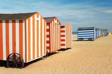 plaj kabinleri northsea, de panne, Belçika