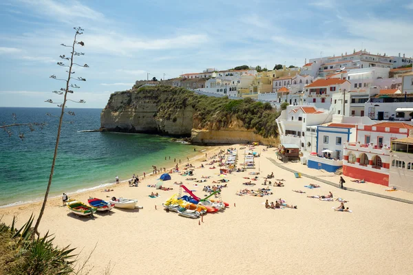 Beach, carvoeiro, Portugália — Stock Fotó