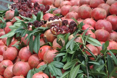 Pomegranates clipart