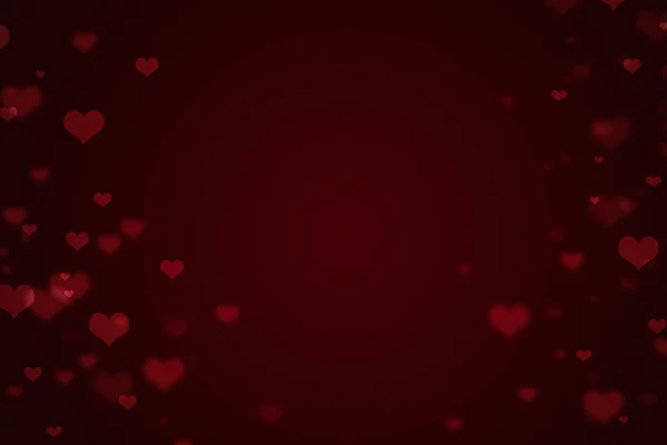 Fondo Del Día San Valentín Con Corazones Ilustración Vectorial — Foto de Stock