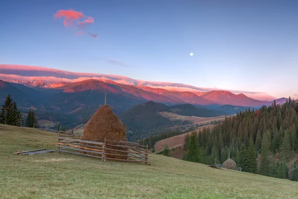 Outono nas montanhas dos Cárpatos — Fotografia de Stock