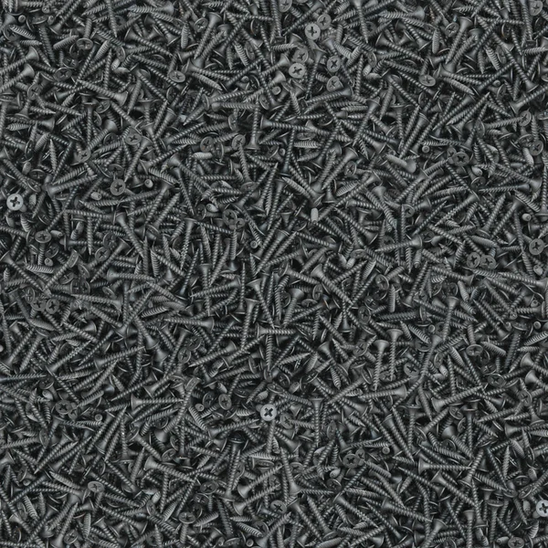 Background from steel screws — Stock Photo, Image
