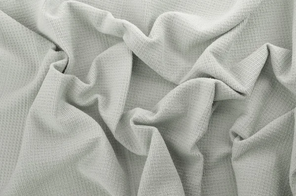 Close up of gray cotton fabric. — Stock Photo, Image