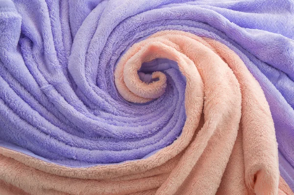 Декоративное полотенце - волна — стоковое фото