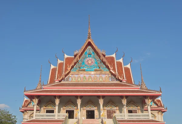 Thajský buddhistický chrám klášter v samutprakarn, Thajsko — Stock fotografie