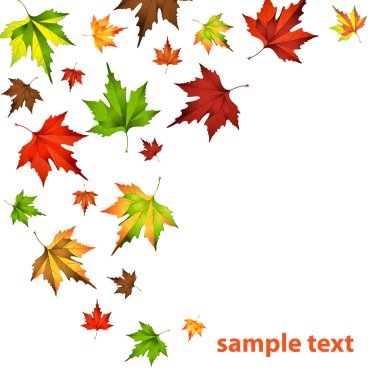 Sonbahar yaprağı düşüyor