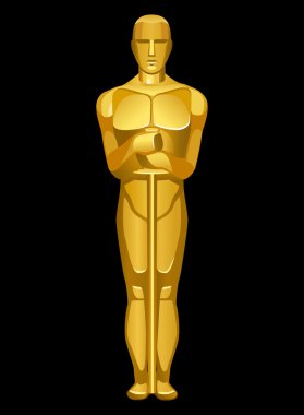 Bklack'ta Oscar heykeli