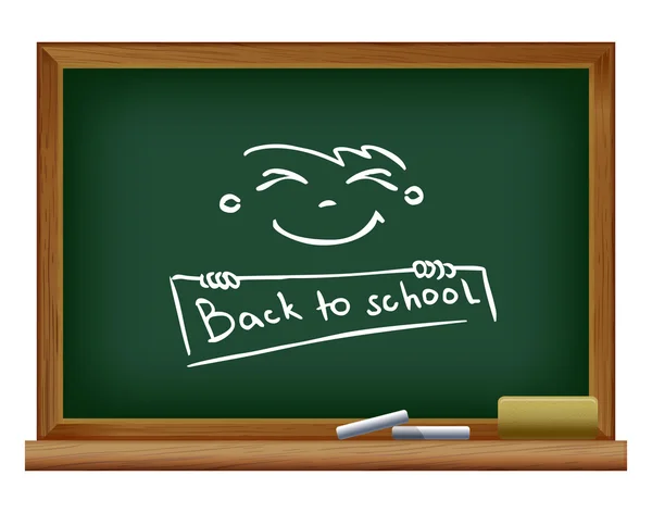 Blackboard. terug naar school — Stockvector