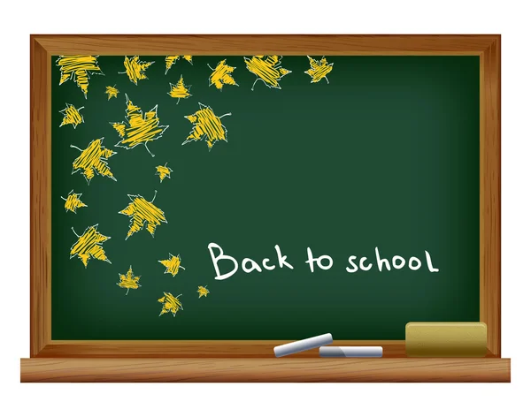 Blackboard. Back to school — Stock Vector