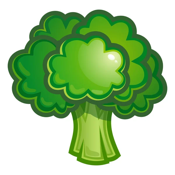 Vektor ilustrasi dari Brokoli - Stok Vektor