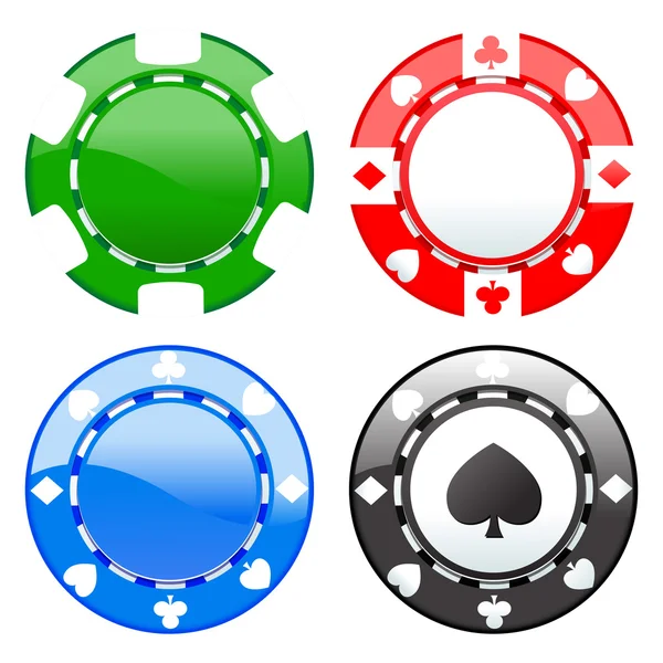 Casino Chips —  Vetores de Stock