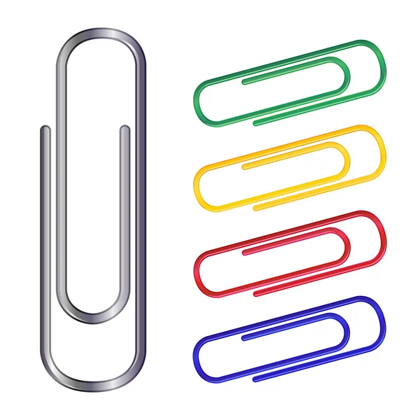 Kleur clips — Stockvector