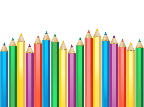 Карандаш в ряд
