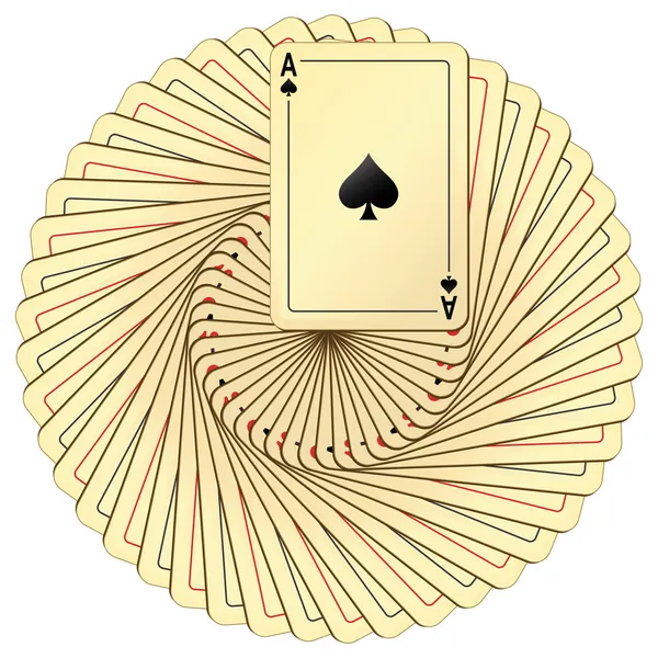 Jeu de cartes — Image vectorielle