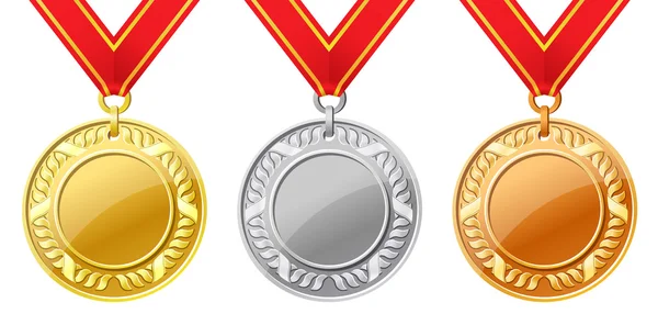 Vector illustration of medal — Stock Vector