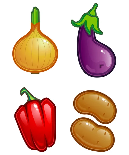 Légumes frais — Image vectorielle