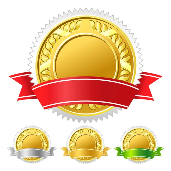 Medalha de ícone —  Vetores de Stock