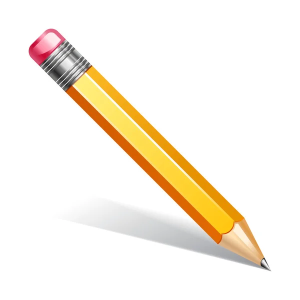Vector illustration of pencil — Stock Vector
